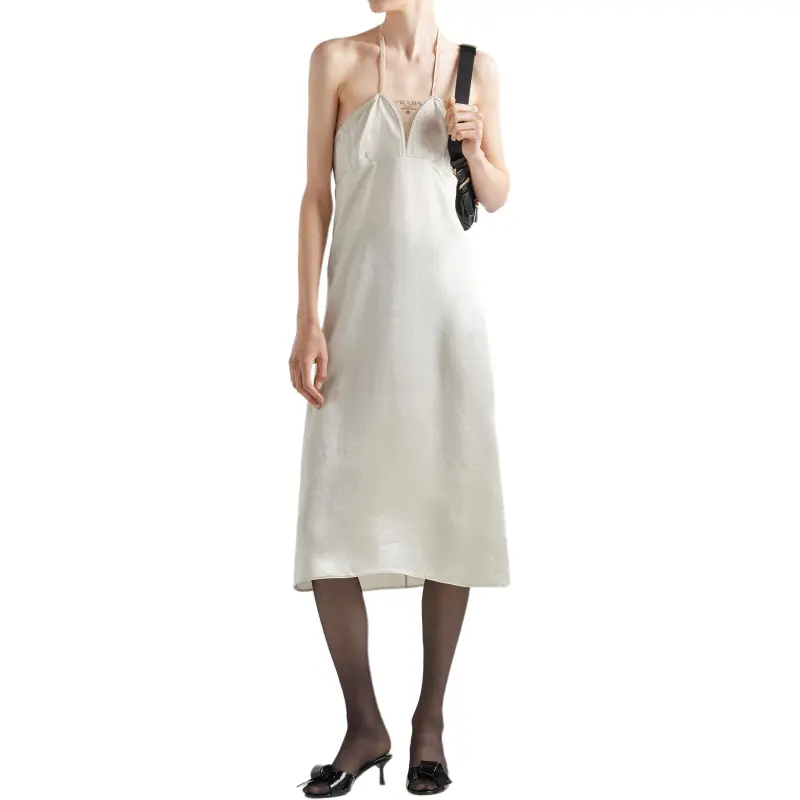 PRADA Slip Dresses Women's White-1