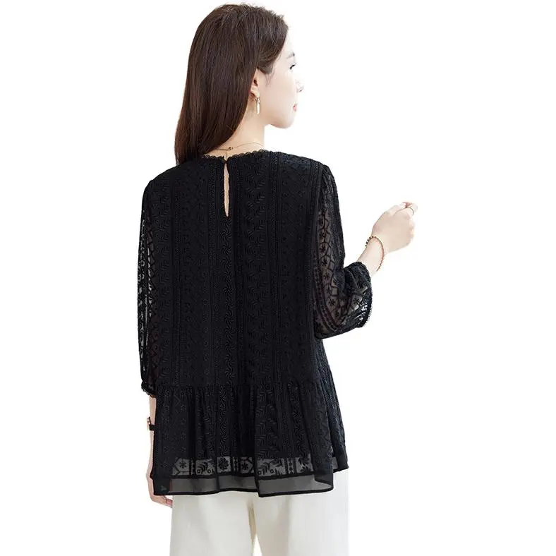 Yi Mengyuan T Shirts Women's Black-1