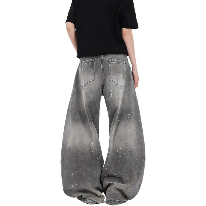 DUATOGE Jeans Men Smoke Gray -1