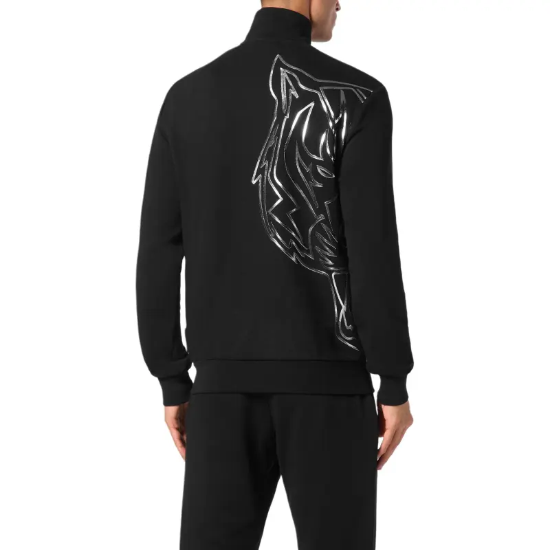 PLEIN SPORT Tiger Zipped Sweatshirt-3