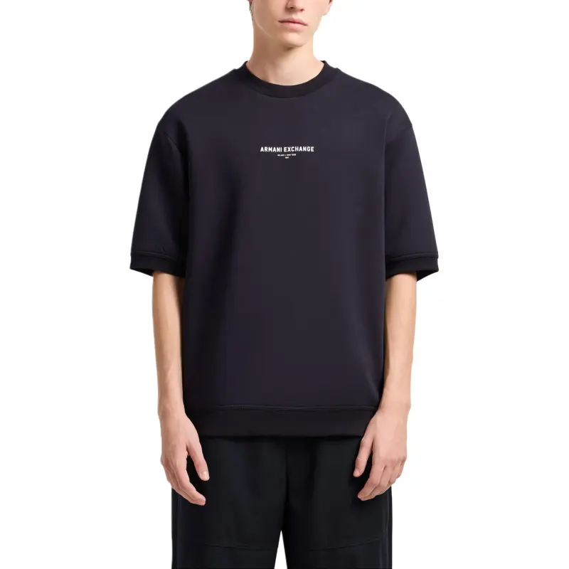 ARMANI EXCHANGEAE T Shirt Men's Marine Blue-1