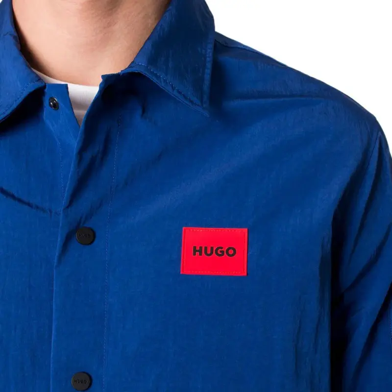 HUGO BOSS Buttoned Long Sleeved Overshirt-6
