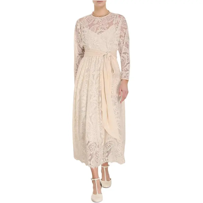Zimmermann FW23 Long-Sleeved Dresses Women's Cream-1