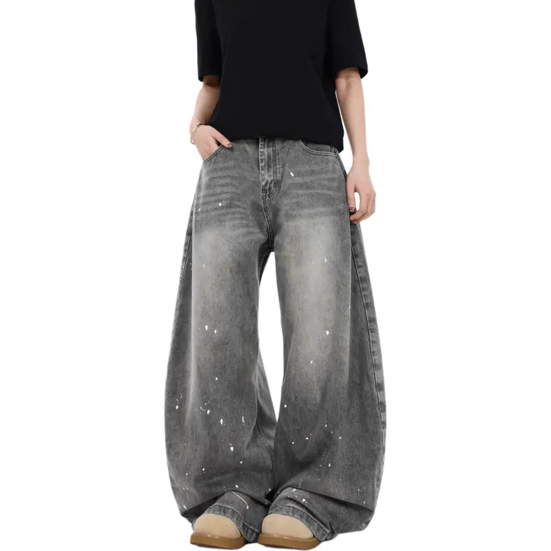 DUATOGE Jeans Men Smoke Gray -4