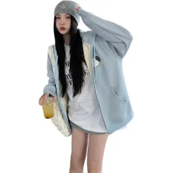 Mu Xiao Xin Sweatshirt Women's Cream Blue
