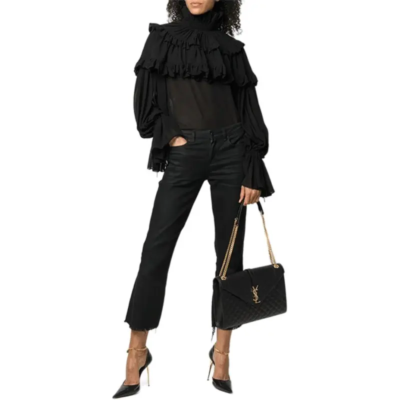 SAINT LAURENT Shirt Women's Black-1