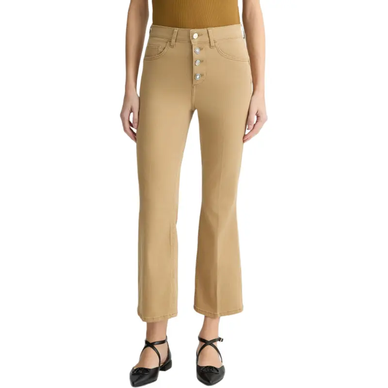 LIU·JO High rise Bootcut Trousers-1