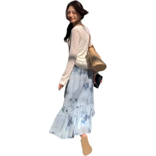 Mu Xiao Xin Two Piece Skirt Sets Women's