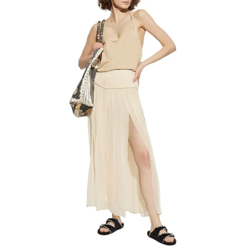 ISABEL MARANT Elody Knot Detailed Scoop Neck Tank Top-3