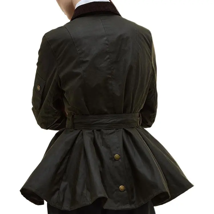 BARBOUR x Erdem SS25 Jackets Coats Women's Army Green-3