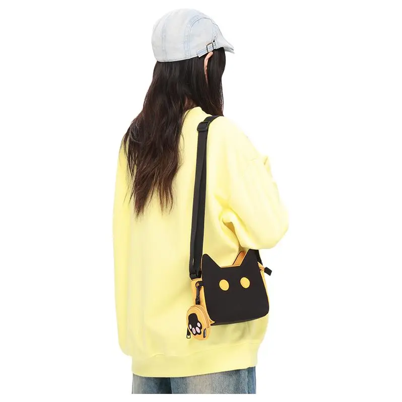NOXXON Nylon Shoulder Bag Women's Obsidian Black/Nude Pink/Ecru-1