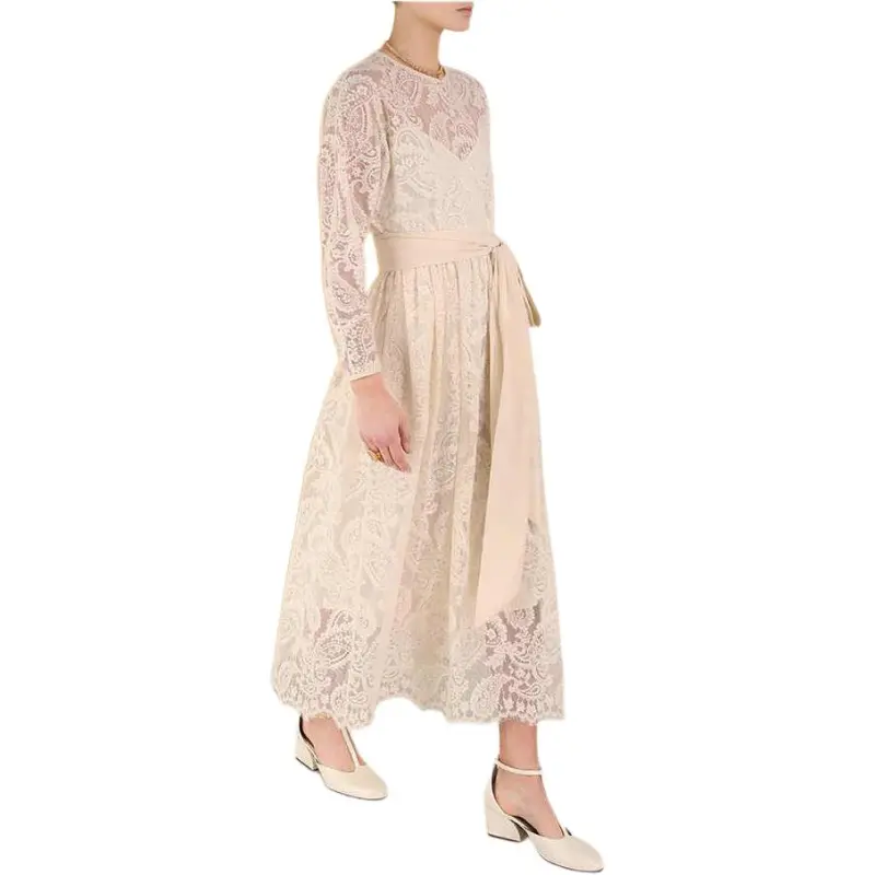 Zimmermann FW23 Long-Sleeved Dresses Women's Cream-3