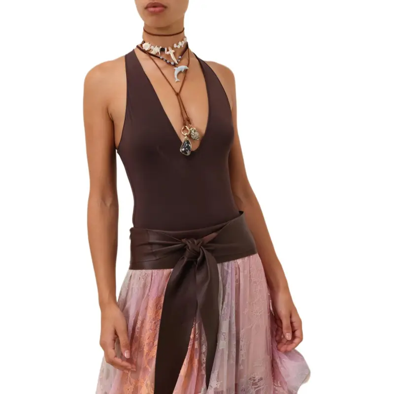 Zimmermann Scoop neck Bodysuit-5