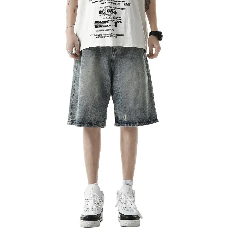Colorful Creations Denim Shorts Unisex-21