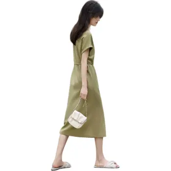 XWI Short Sleeved Dress Women's Matcha Green