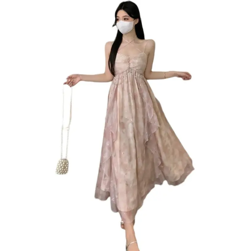 Dior Beauty Slip Dresses Women's Pink-2