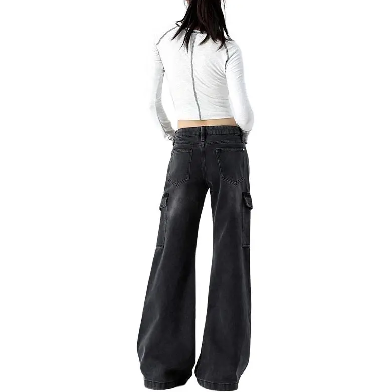FOREVER 21 Jeans Women's Black Gray-6
