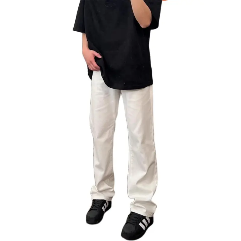 BLANC & ECLARE Jeans Unisex White-3