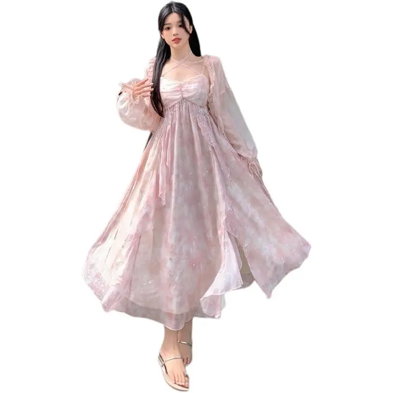 Dior Beauty Slip Dresses Women's Pink-3
