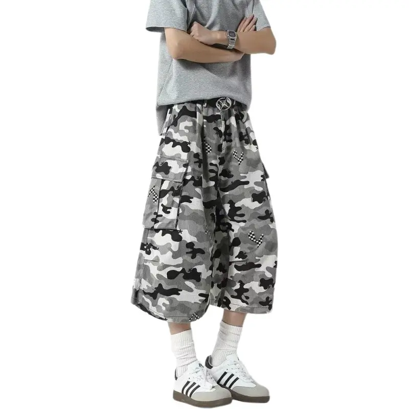 PVPVPV Cargo Shorts Unisex Camouflage-1