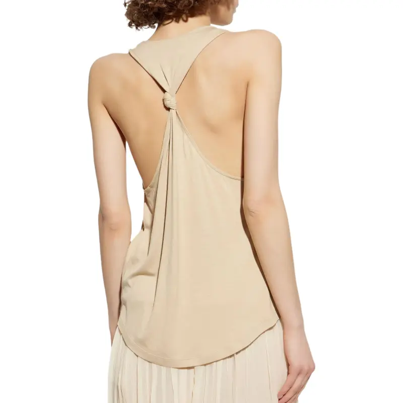 ISABEL MARANT Elody Knot Detailed Scoop Neck Tank Top-2