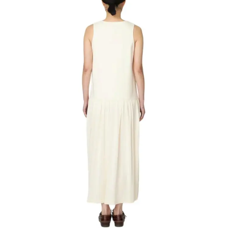 Nanamica SS25 Sleeveless Dress Women's Ivory-3