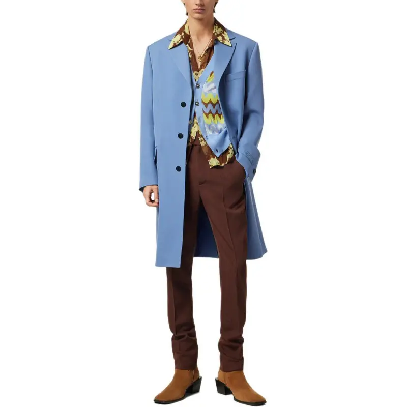 VERSACE Logo Appliqué Tailored Trousers-3