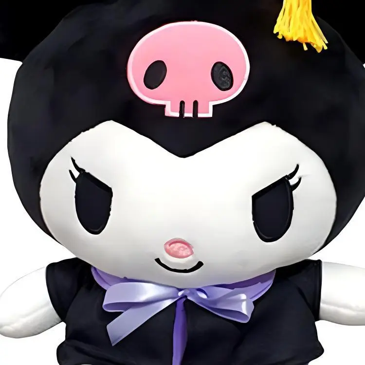 Sanrio Kuromi Dolls Plush Doll 25cm High-2