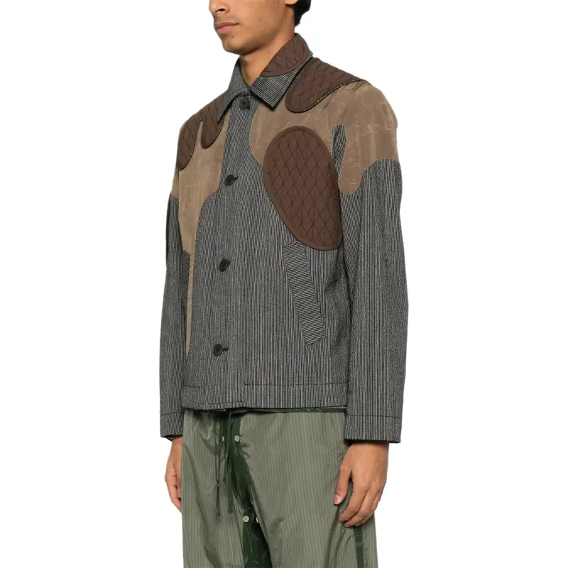 CRAIG GREEN Patchwork design Jacket-3