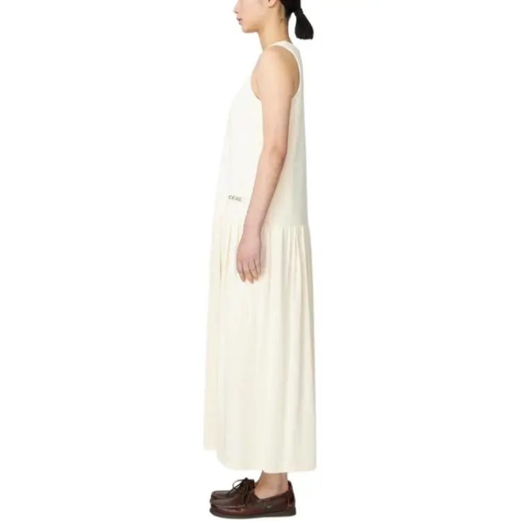 Nanamica SS25 Sleeveless Dress Women's Ivory-2