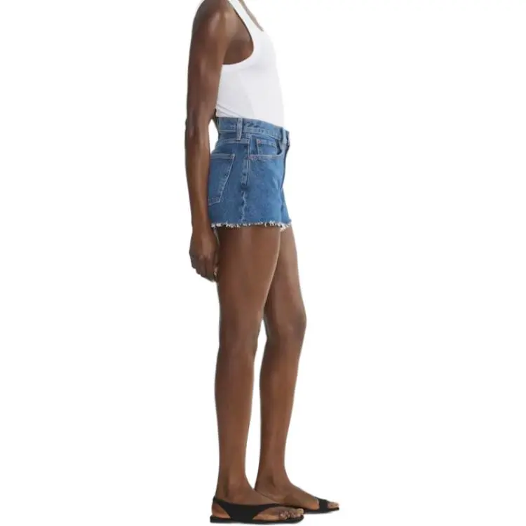 ARITZIA SS25 Denim Forum Jodie Curve fit Hi rise Mini Denim Short Denim Shorts Women's-3