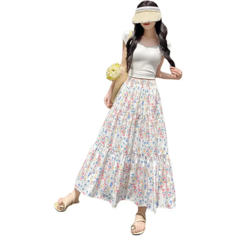 Mu Xiao Xin Casual Long Skirt Women's-8