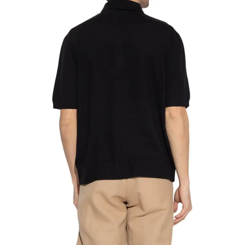 Burberry Equestrian Knight motif Polo Shirt-2