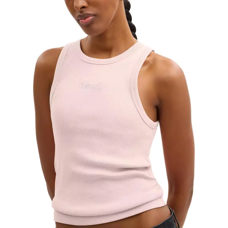 COACH SS25 Tank Top Women's Light Pink-2