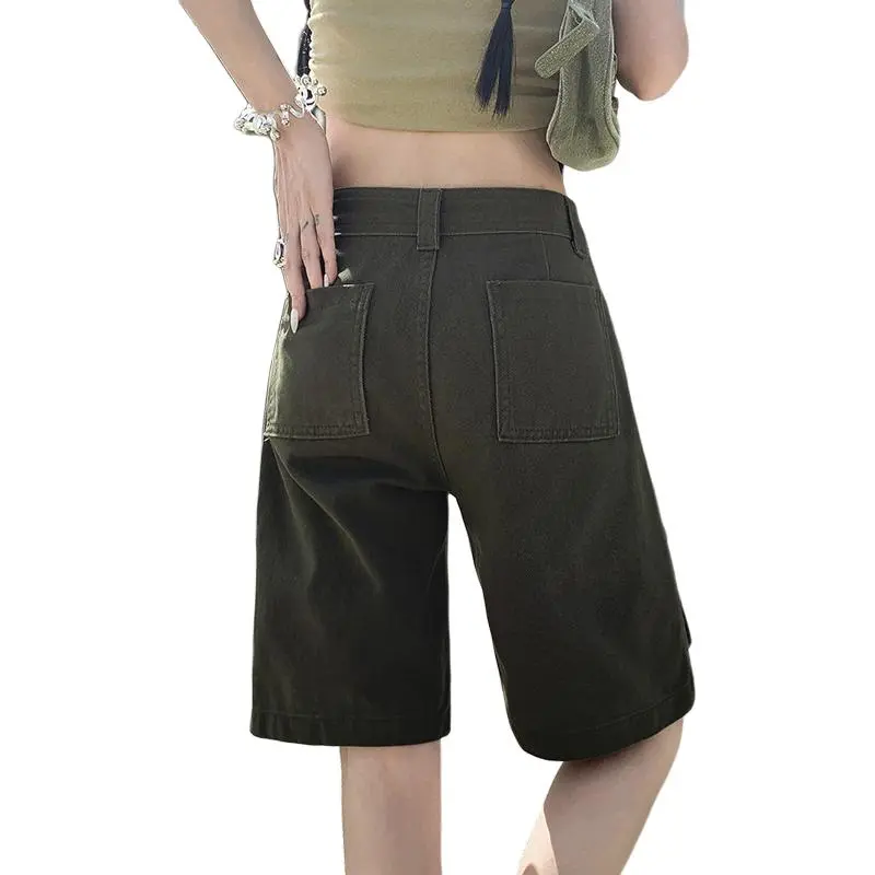 Kazakhstan Denim Shorts Women's-4