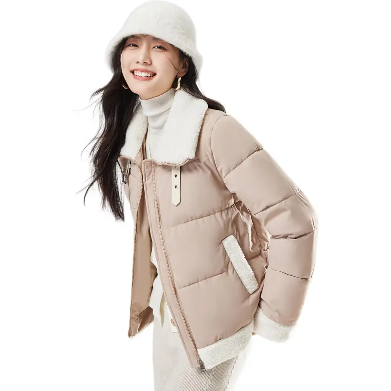 CARBAMMI Puffer Jacket Women's Khaki-3