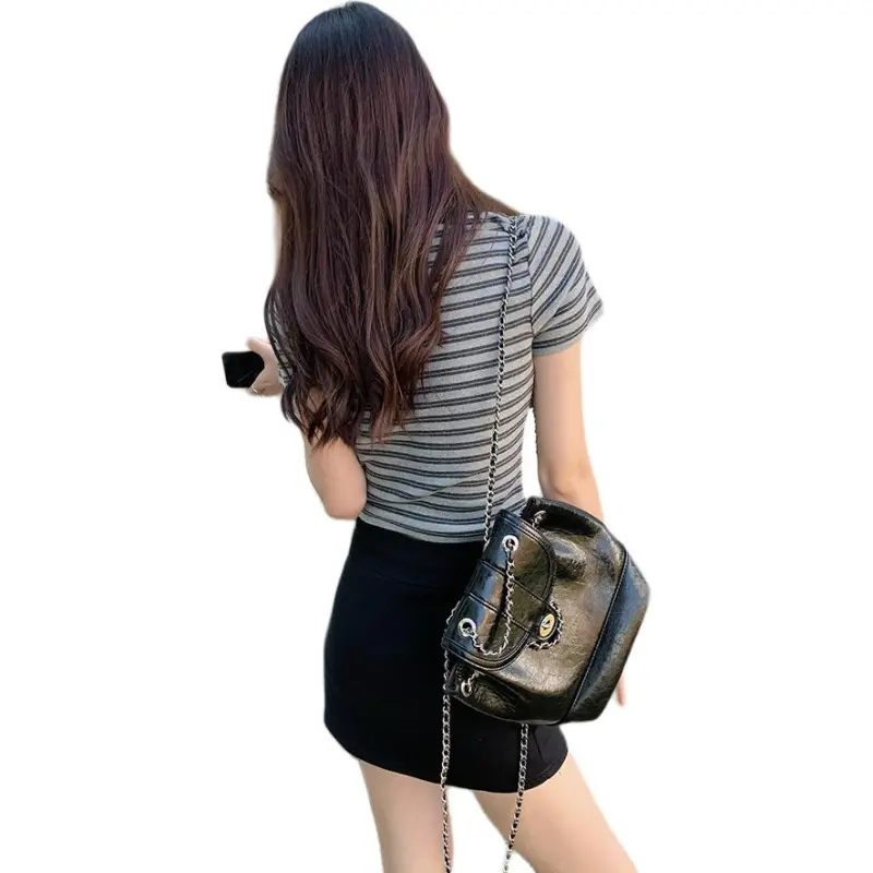 Mu Xiao Xin Set in Sleeve T Shirt Women's-4