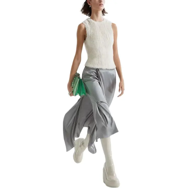 FENDI Satin finish Midi Skirt-2