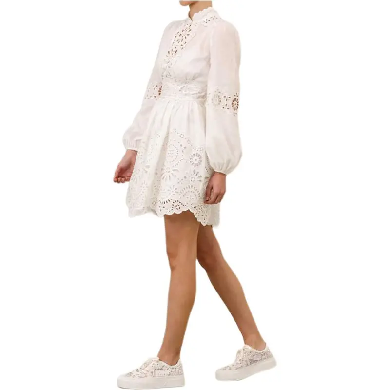 Zimmermann Acacia Broderie Mini Dress-2