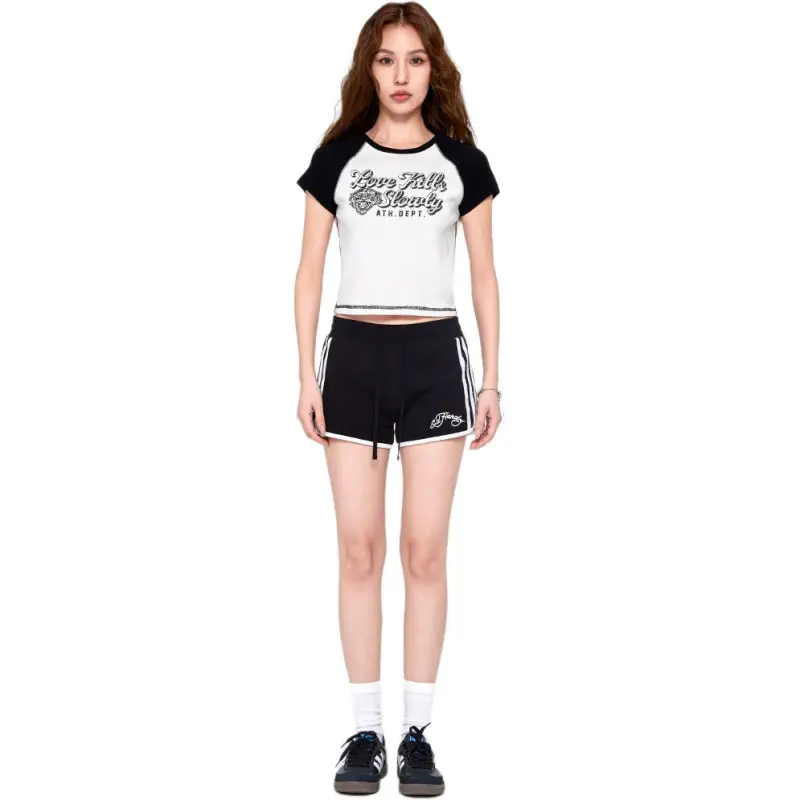 Ed Hardy Batwing Sleeve T Shirt Women's Ivory White-5