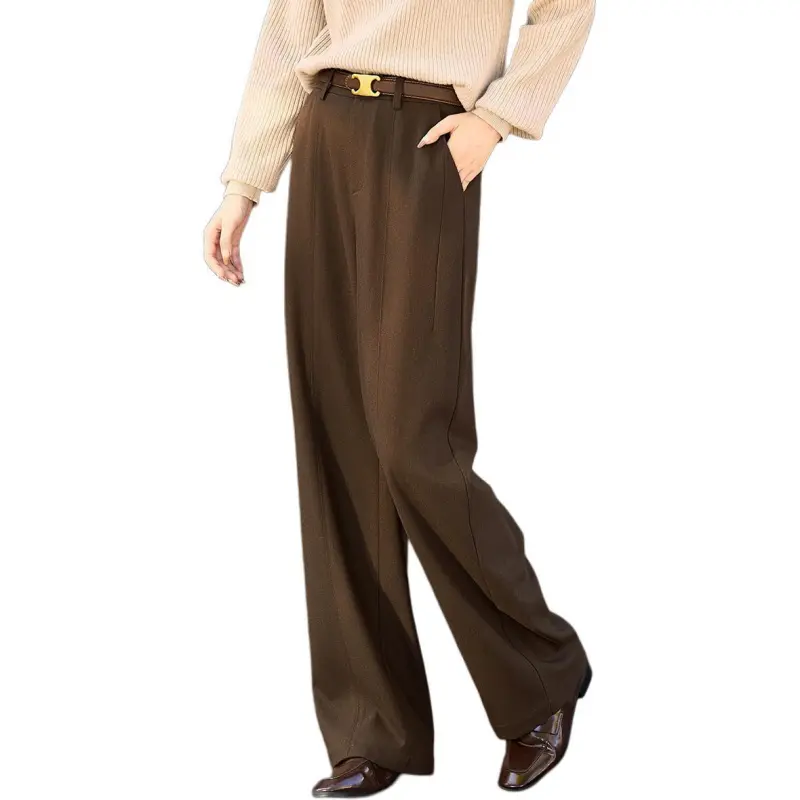 Mo Han Yi Mei Casual Pants Women's Khaki-5