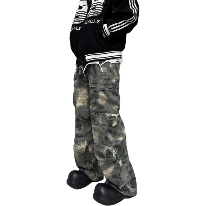 KVIV Jeans Unisex Camouflage -2