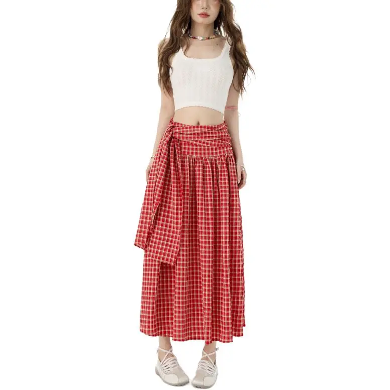Kazakhstan Casual Long Skirt Women's-3