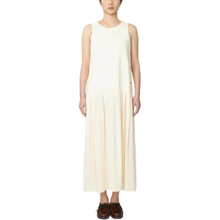 Nanamica SS25 Sleeveless Dress Women's Ivory-1