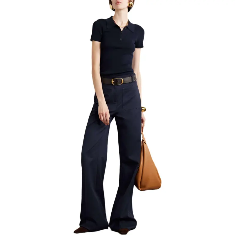 NILI LOTAN Casual Pants Women's Marine Blue-1