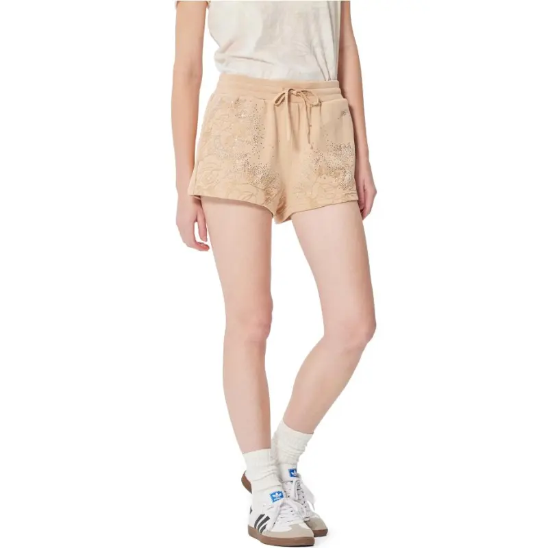 Ed Hardy SS25 Casual Shorts Women's Camel-5
