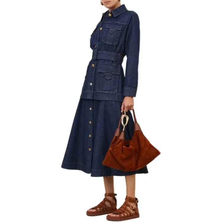 Zimmermann SS25 Denim Jacket Women's Ink-5