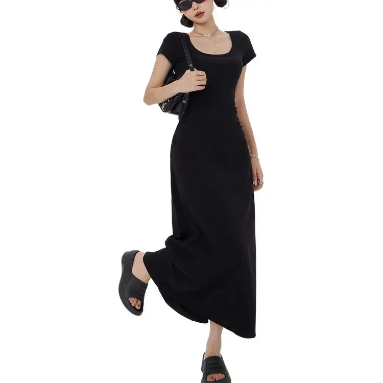 XIANSINIAO Short Sleeved Dress Women's-1