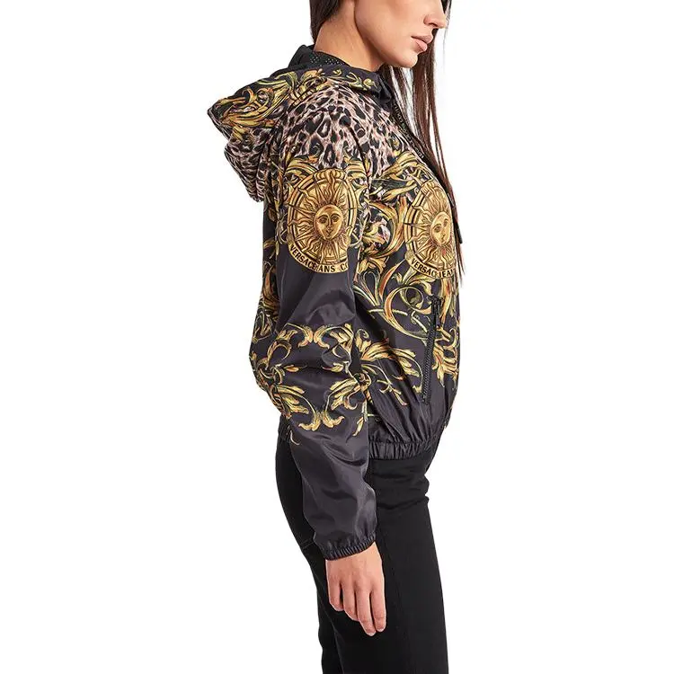 VERSACE Jackets Women's Black-6
