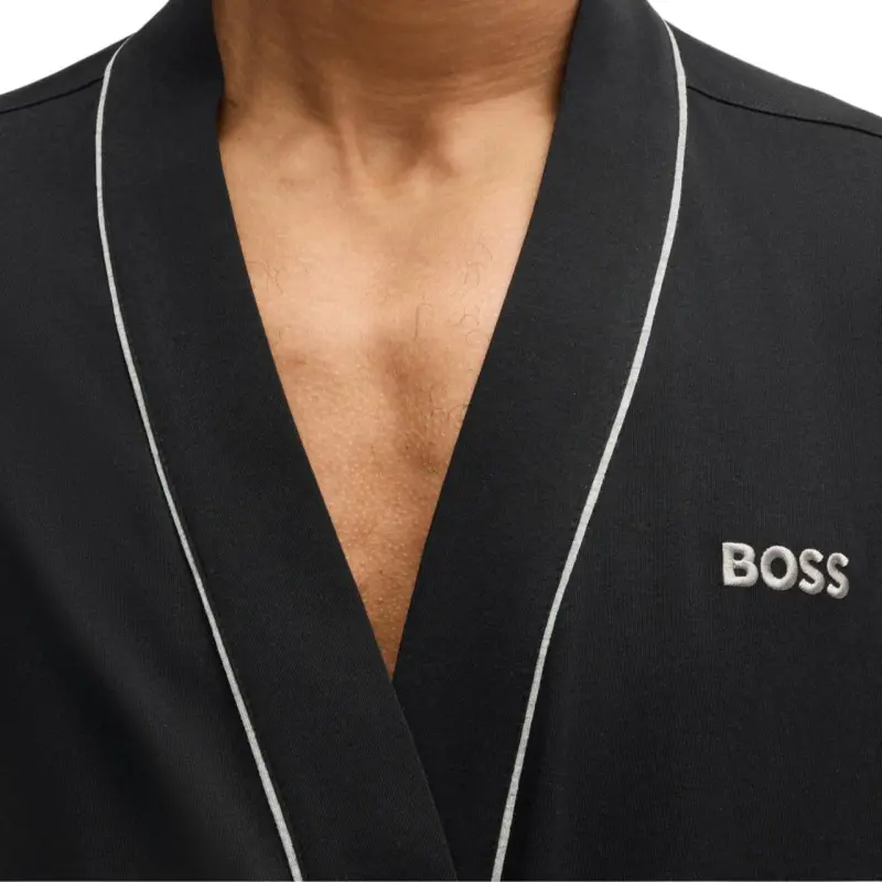 HUGO BOSS Sleep Robe Men's Black-3